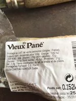 Jumlah gula yang masuk Vieux pané