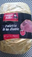 Zuckermenge drin Palette à la diable