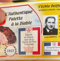 Zuckermenge drin Palette a la diable