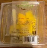 Quantité de sucre dans Mangue