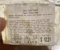 Suhkru kogus sees Chicken salad