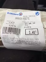 Suhkru kogus sees Sandwich Rosette