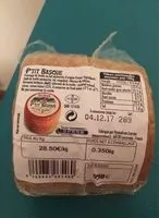 入っている砂糖の量 P’tit basque