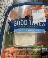 चीनी की मात्रा Vegetable Tray with Ranch Dip
