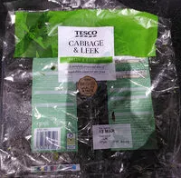 Jumlah gula yang masuk Tesco Cabbage and Leek