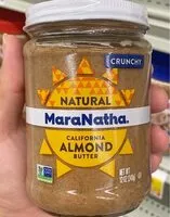 Suhkru kogus sees Almond butter