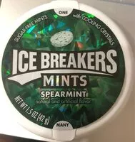 İçindeki şeker miktarı Ice breakers spearmint disc