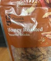 入っている砂糖の量 Honey Roasted Sesame Sticks