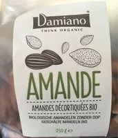 Suhkru kogus sees Amandes Décortiquées Bio