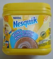 Quantité de sucre dans Nesquik