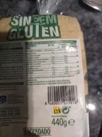 Cantidad de azúcar en Pan sin gluten