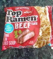 Suhkru kogus sees Top ramen beef flavor