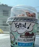 Quantité de sucre dans Brassé végétal nature au lait de coco   Granola chocolat