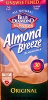 Gula dan nutrisi di dalamnya Almond breeze