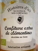 Sokerin määrä sisällä Confiture extra de clémentines