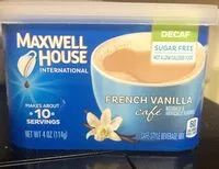 Количество сахара в Maxwell house