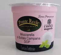 Jumlah gula yang masuk Mozzarella di bufala campana DOP