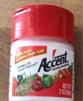 入っている砂糖の量 Accent Flavor Enhancer