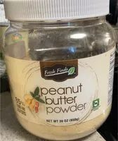 入っている砂糖の量 Peanut butter powder