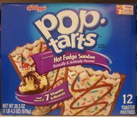 İçindeki şeker miktarı Pop Tarts Hot Fudge Sundae