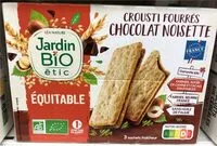 Amount of sugar in Crousti fourres chocolat noisette