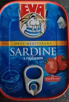 Jumlah gula yang masuk Sardine s rajčicom