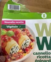 चीनी की मात्रा WW  cannelloni ricotta