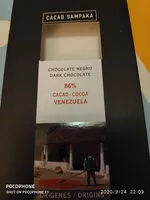 Quantité de sucre dans cacao sampaka de Venezuela