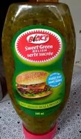 चीनी की मात्रा Relish Verte Sucrée (bouteille Compressible)