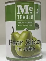含糖量 Pear slices