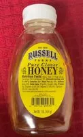 Sokerin määrä sisällä Clover honey