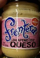 Quantité de sucre dans Frontera jalapeno queso