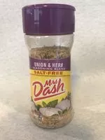 Количество сахара в Onion & herb seasoning blend