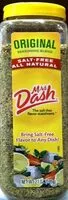 Количество сахара в Original salt free seasoning blend