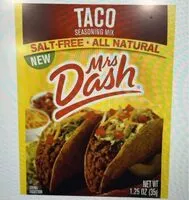 Количество сахара в Taco Seasoning Mix