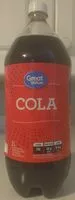 Sokerin määrä sisällä Cola