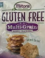 Jumlah gula yang masuk Multi-Grain baked crackers