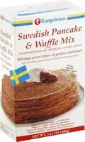 含糖量 Kungsornen - Swedish Pancake & Waffle Mix, 400g (14.1oz)