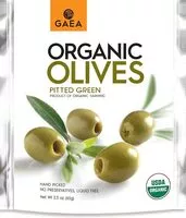 Amount of sugar in Organic Olive Snack Pitted Green