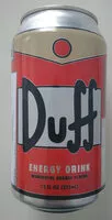 Sucre et nutriments contenus dans Duff