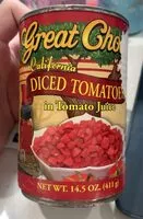 Sokerin määrä sisällä Tomatoes, Diced
