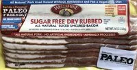 Suhkru kogus sees Sugar free dy rubbed uncured bacon