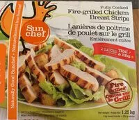 Sucre et nutriments contenus dans Sun chef