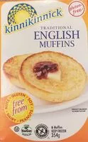 चीनी की मात्रा Kinnikinnick English Muffins