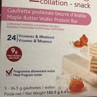 Jumlah gula yang masuk Collation gaufrette beurre d érable