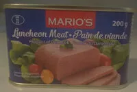Quantité de sucre dans Luncheon Meat