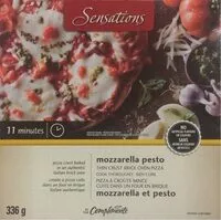 Sokerin määrä sisällä Mozzarella pesto