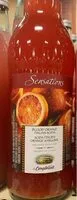 Sokerin määrä sisällä Soda italien orange sanguine