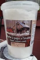 Suhkru kogus sees Barbe à papa à l'érable