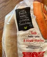 Amount of sugar in Pain sous marin